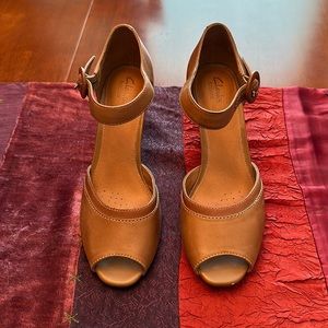 CLARKS Artisan Open Toe Shoes